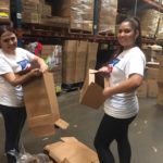 volunteering at the houston food bank