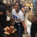 volunteering at the houston food bank