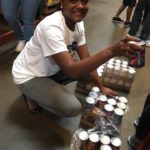 volunteering at the houston food bank