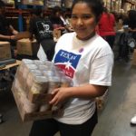 volunteering at the houston food bank